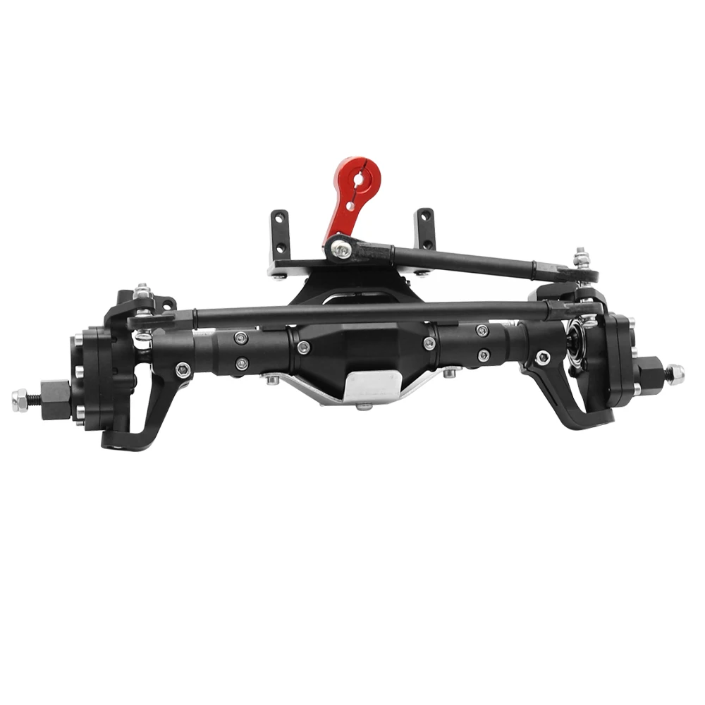 Front and Rear Portal Axle CNC Aluminum Alloy Anodized for 1/10 RC Rock Crawler Axial SCX10 II Spiral Gear 90046 90047 D90 RC4WD