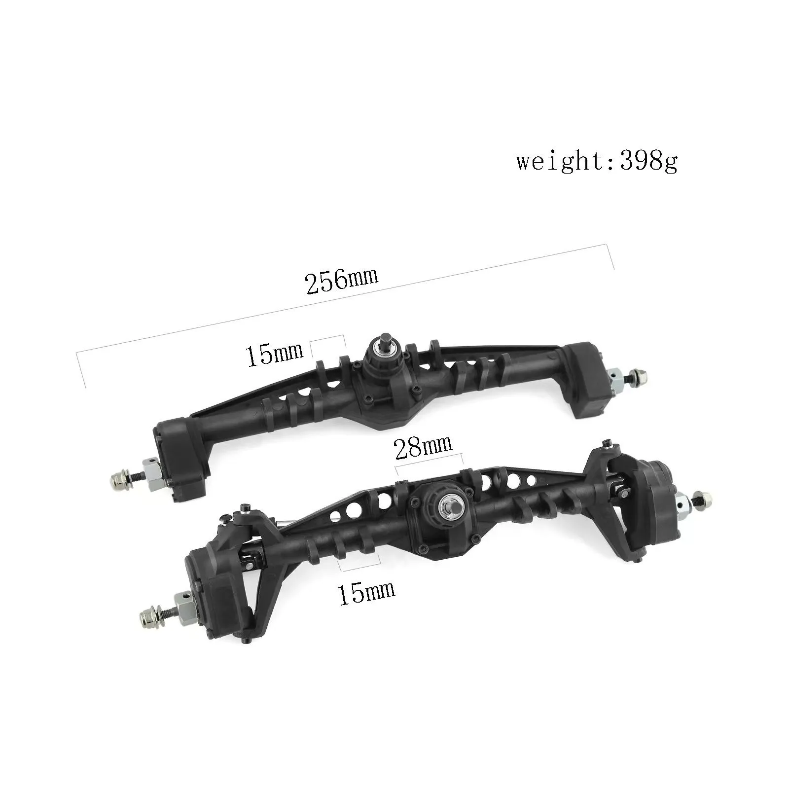 RC Front and Rear Currie F9 Plastic Portal Axle Assemble Housing Case for 1/10 Scale RC Crawler Car Axial Capra UTB10 1.9 UTB