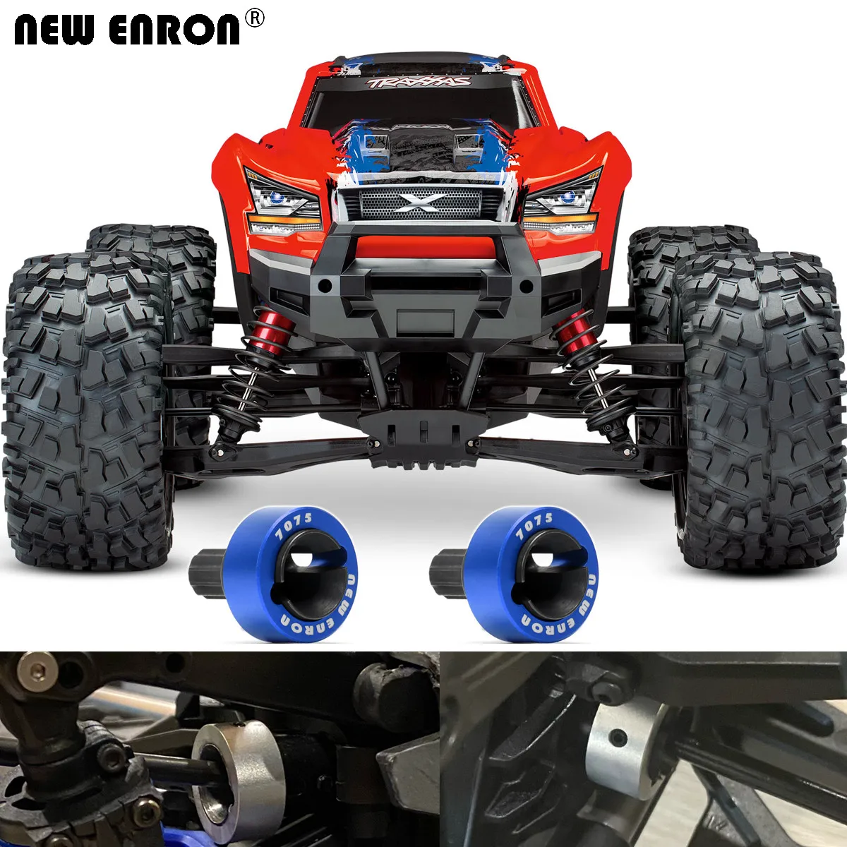 NEW ENRON Aluminum 7075-T6 Drive Cup Sleeves For RC CAR Traxxas 1/6 XRT 1/10 Maxx 1/7 UDR 1/6 SLEDGE 1/5 X-Maxx