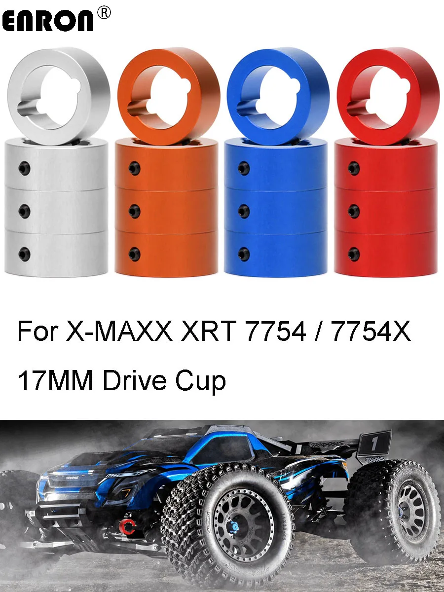 NEW ENRON Aluminum 7075-T6 Drive Cup Sleeves For RC CAR Traxxas 1/6 XRT 1/10 Maxx 1/7 UDR 1/6 SLEDGE 1/5 X-Maxx