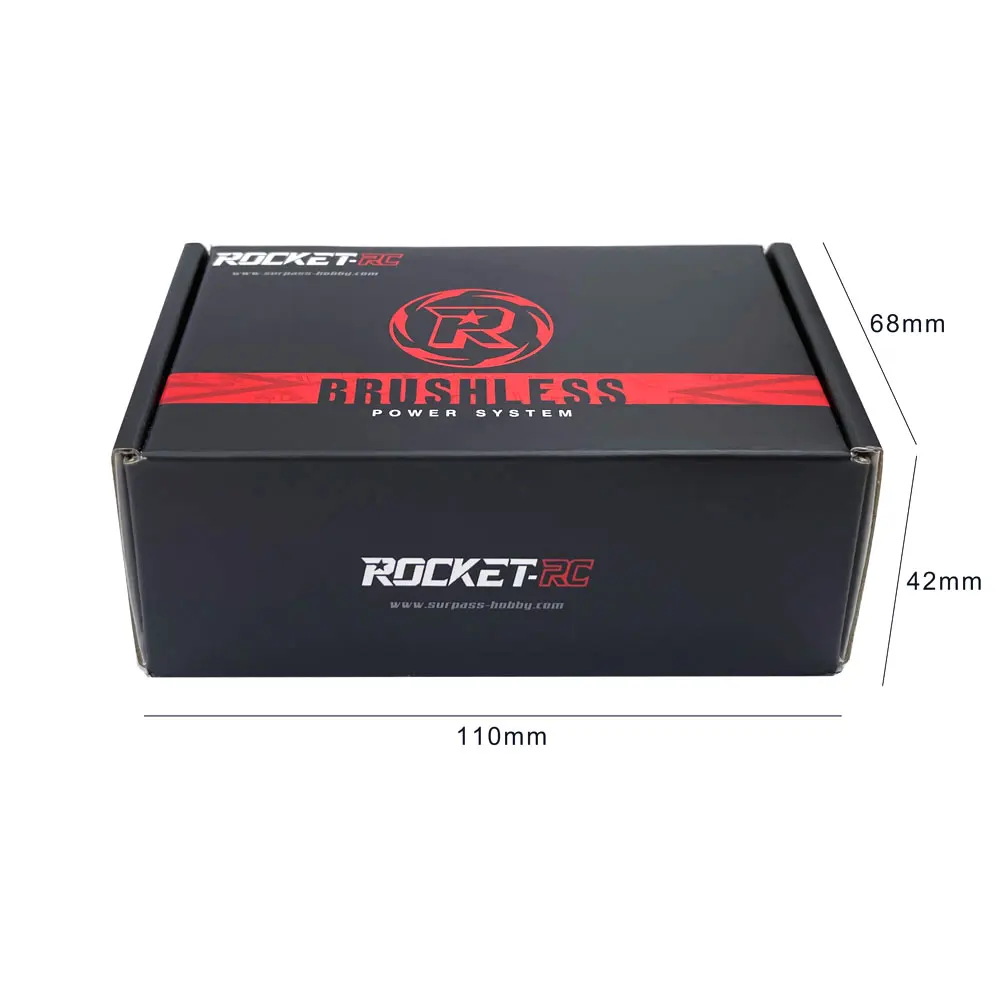 SURPASS HOBBY Brushless Sensored System 2IN1 1800KV Motor 40A ESC 2-3S IP67 For 1/10 Cars