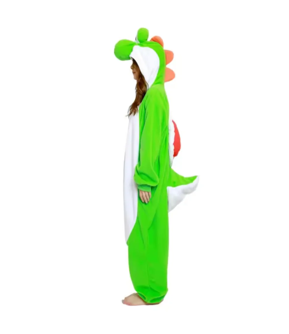 Yoshi Cosplay Clothes For Adults Onesies Women Kigurumi Full Body Pajamas Christmas Sleepwear Whole Costume Halloween Gift