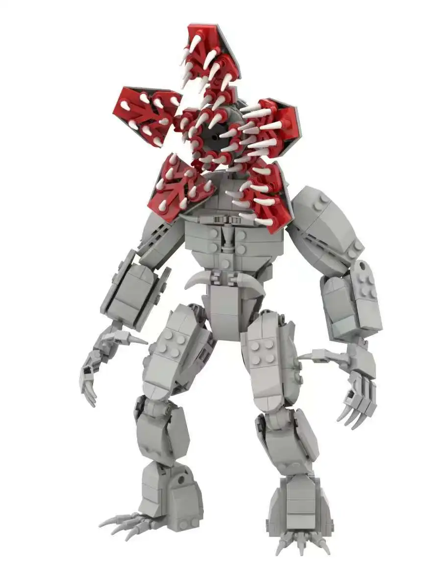 Hot TV Carnivorous Plant Giant Devil Demogorgon Vecna Model Buliding Blocks Bricks Construction Toys for Kids Halloween Gifts