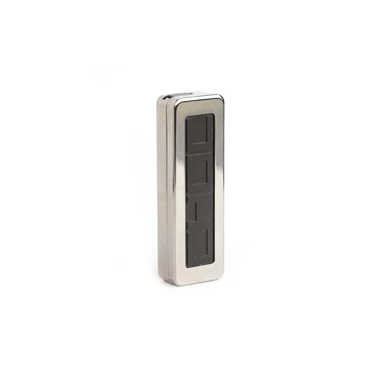 Chocolate EDC Fingertip Straight Push Metal Push Cards Decompression Desktop Toy Gift Office Desk Toys Stress Relief Toys