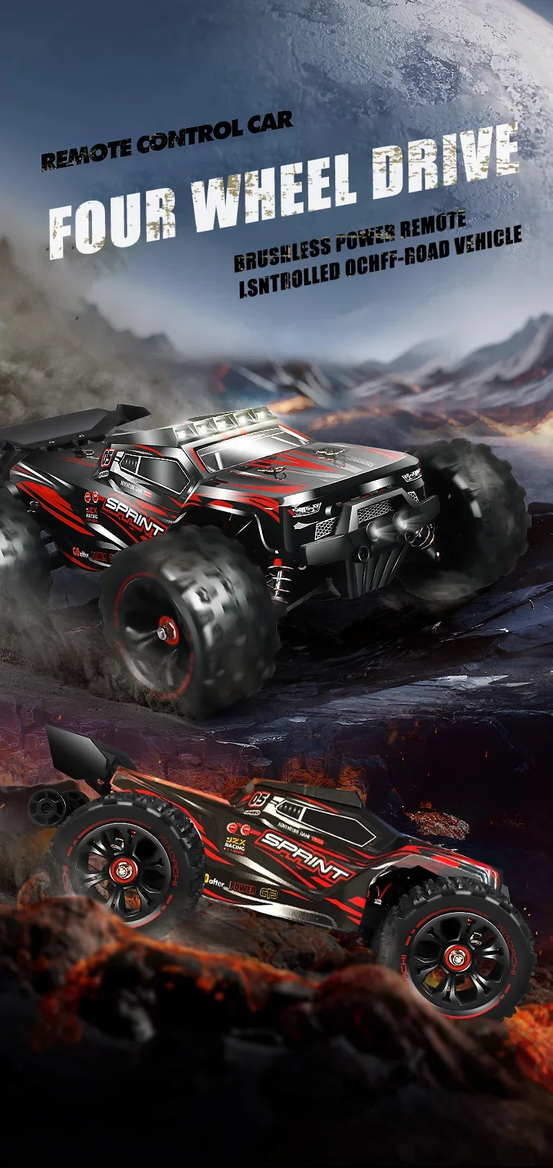 1:14 85KM/H or 50KM/H 4WD RC Car with LED Remote Control Cars High Speed Drift Monster 4x4 Truck for Kids Vs Wltoys 144001 Toys
