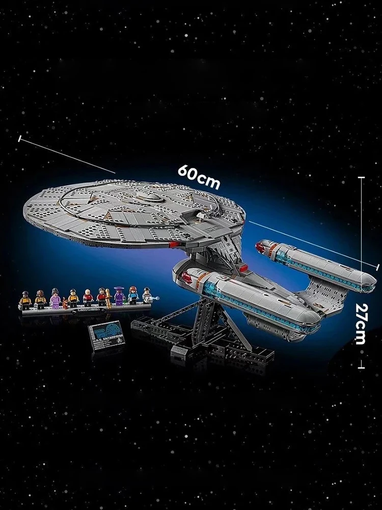 In stock Hot New Aviation enterprise NCC-1701-D ship building block brick model birthday men and women holiday gifts