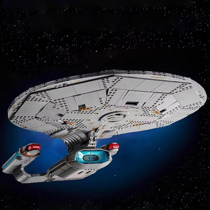 In stock Hot New Aviation enterprise NCC-1701-D ship building block brick model birthday men and women holiday gifts
