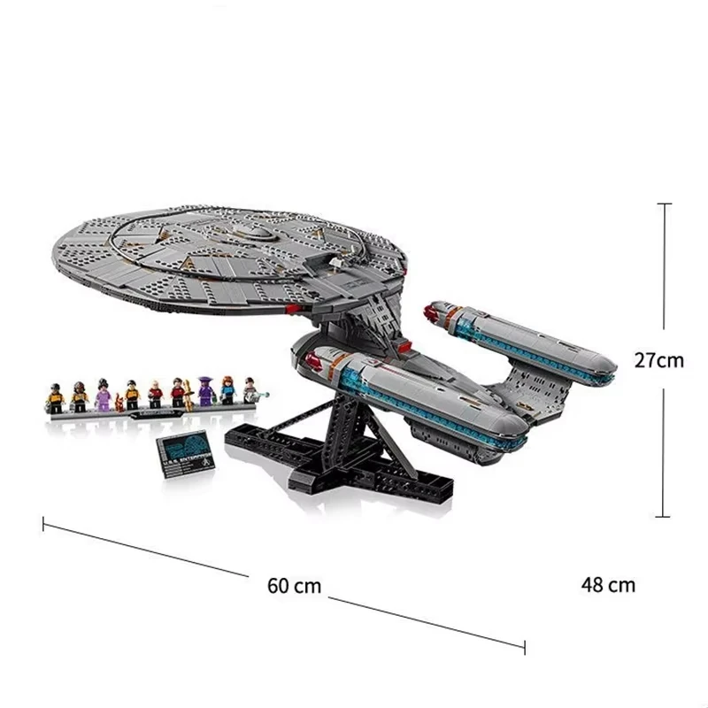 In stock Hot New Aviation enterprise NCC-1701-D ship building block brick model birthday men and women holiday gifts