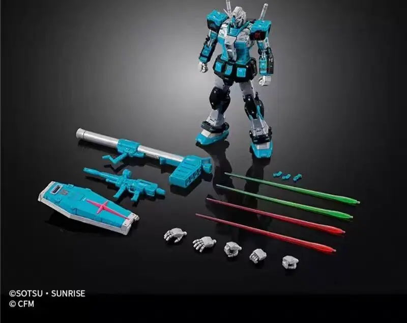 Limited Rg 1/144 Rx-78-2 Ver.2.0 Hatsune Miku Ver. Assembly Model Kit Action Figures Fashionable Plastic Toys Collectable Models