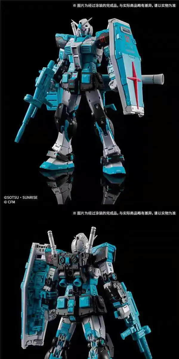 Limited Rg 1/144 Rx-78-2 Ver.2.0 Hatsune Miku Ver. Assembly Model Kit Action Figures Fashionable Plastic Toys Collectable Models