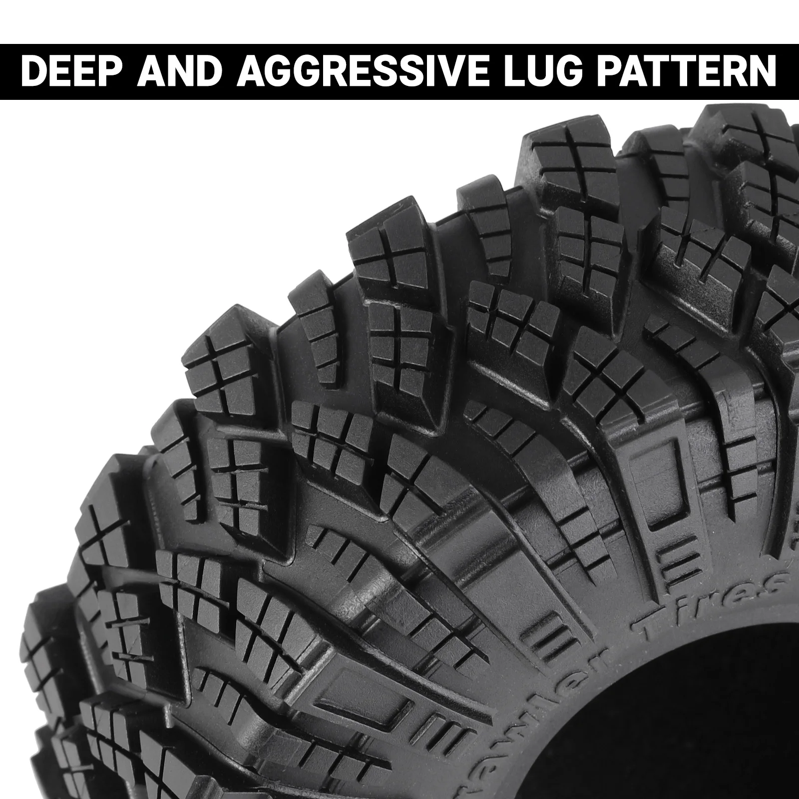 INJORA S5 Kraken Claw 1.9" 4.75" OD M/T Tires (4) (122*42mm)