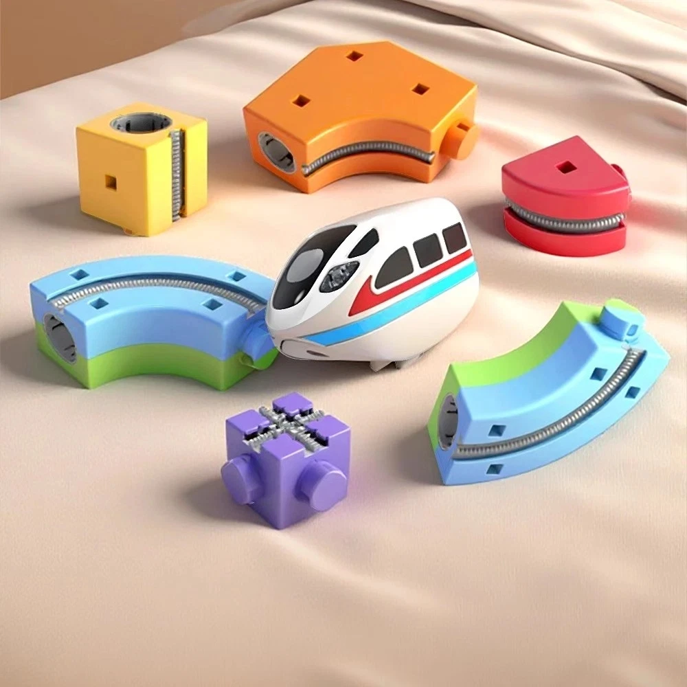 123Pcs Magic Stereo 3D Track Car Toy Flexible Rail Assembling Playset Educational Interactive Toy for Children Indoor Play Birthday Gift