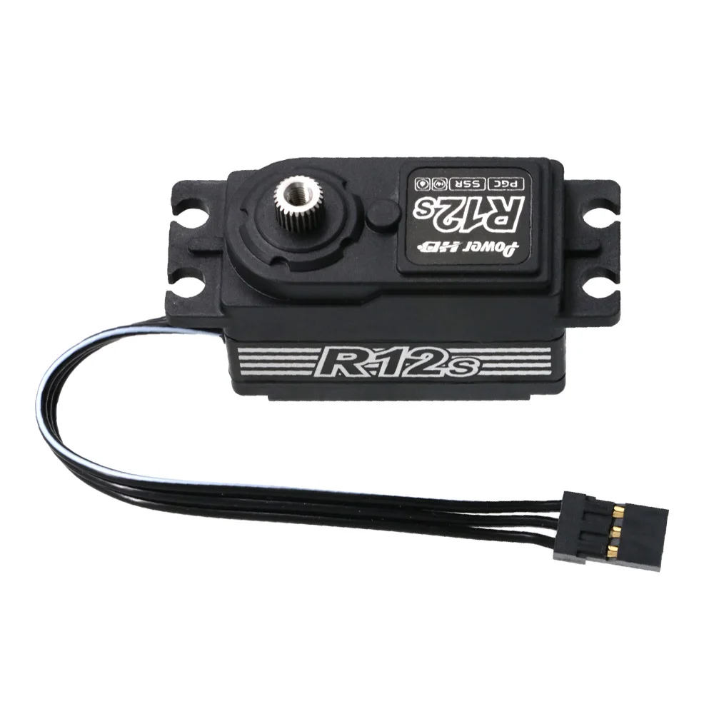 Power HD R12S 12KG High Torgue Brushless Matel Gear Servo 6.0 ~ 8.4V for Rc 1/10 Electric Car