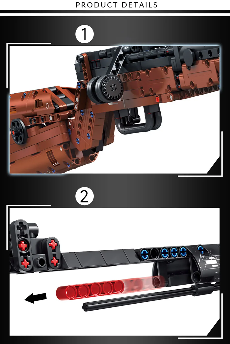 NEW MOC WW2 Military Series 1206pcs Kar98k Rifle Gun Model Building Blocks Kit Assembly 98K Model Bricks Toys For Adult Gift