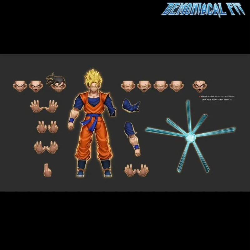 DemoniacalFit Son Gohan Series Dragon Ball SHF "Real Warrior" Future Gohan Son Gohan 1/12 Action Figure Anime Character