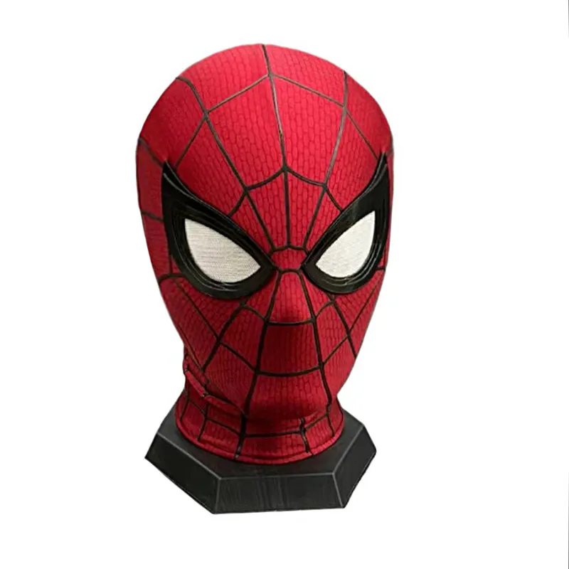In Stock SpiderMan Brand New Day Adult Cosplay Mask with Magnetic Back Cover 3D Webbing Strips Resin Faceshell Cosplay Helmet