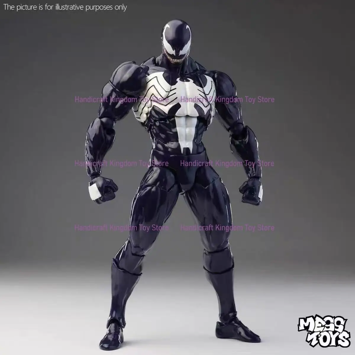 MESS TOYS Venom Ultimate Spider-Man Deadly Neighbor Joint Movable Figure Model Spot