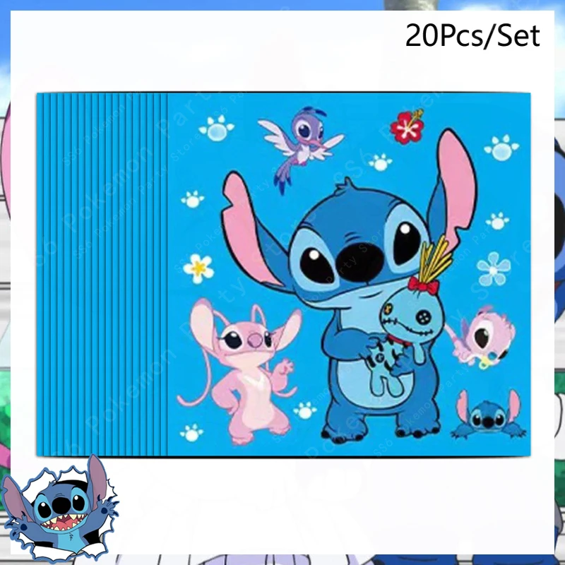 Disney Lilo and Stitch Birthday Party Decoration Disposable Tableware Candy Bag Tablecloth Paper Cup Plate Napkin Supplies Kit