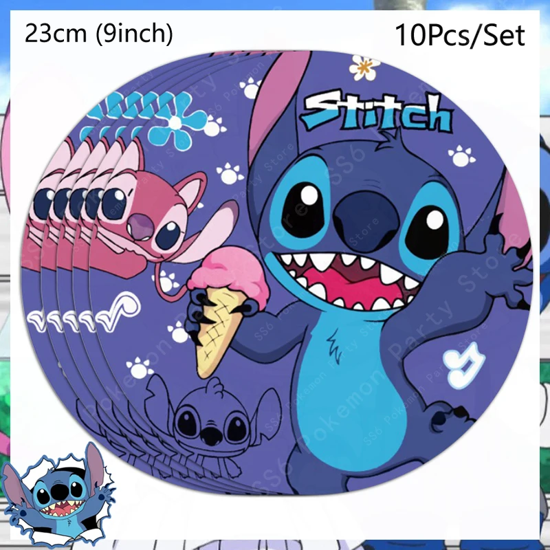 Disney Lilo and Stitch Birthday Party Decoration Disposable Tableware Candy Bag Tablecloth Paper Cup Plate Napkin Supplies Kit