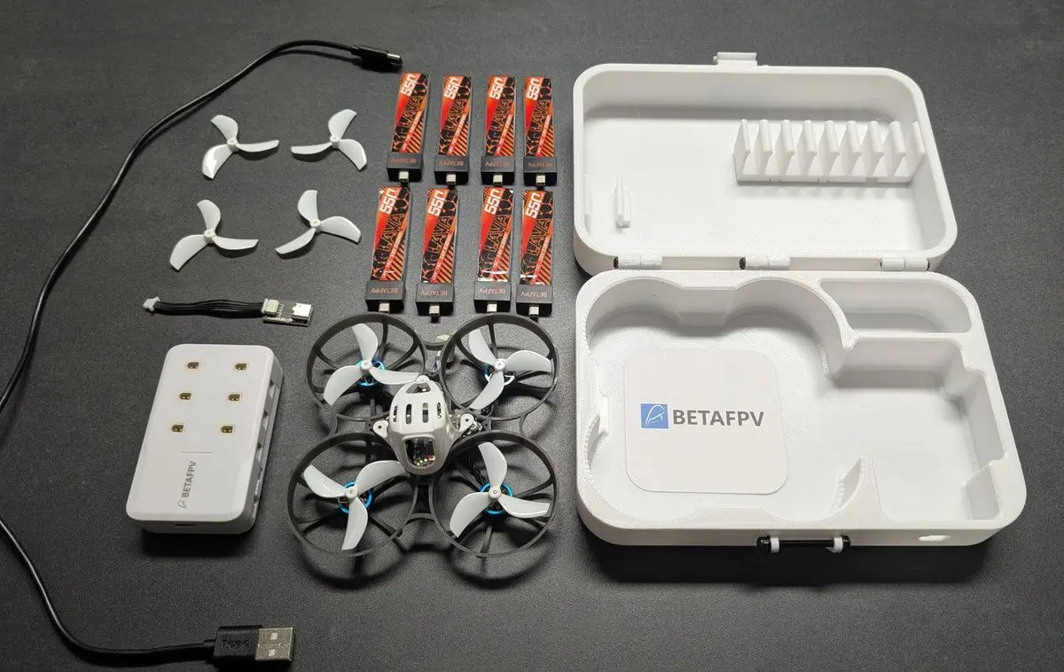 BetaFPV Meteor75 Pro II Portable Protector Storage Box Fit WhoopStor3 1S LiPo Charger Battery For Air65 II Air75II Carry Case