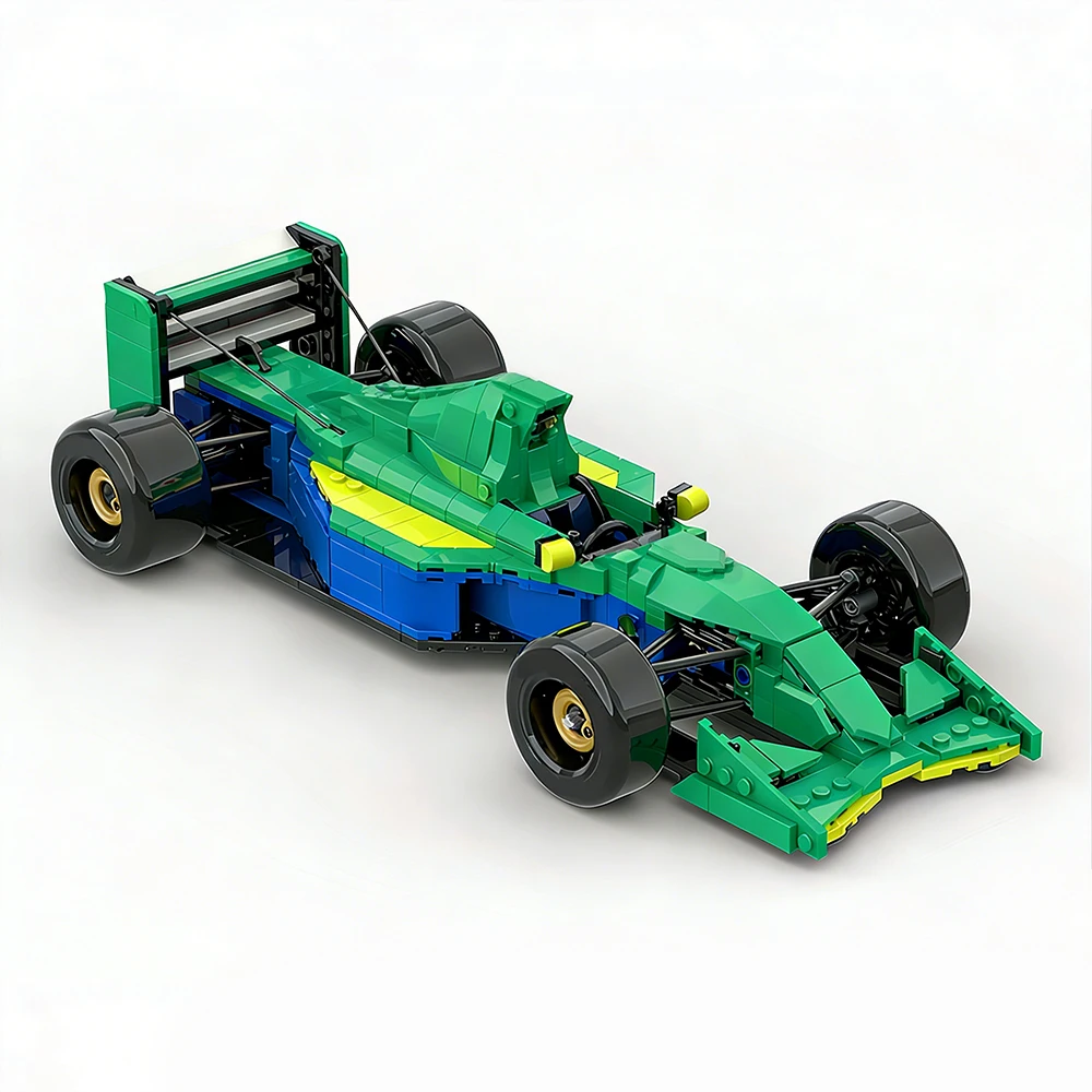 New MOC Speed Racing Series Logo 191 Model Building Blocks DIY Modular Sports Car Assembly Children's Toy Boy Birthday Gift