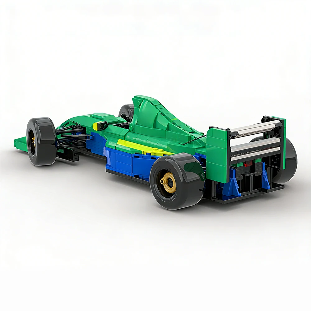 New MOC Speed Racing Series Logo 191 Model Building Blocks DIY Modular Sports Car Assembly Children's Toy Boy Birthday Gift