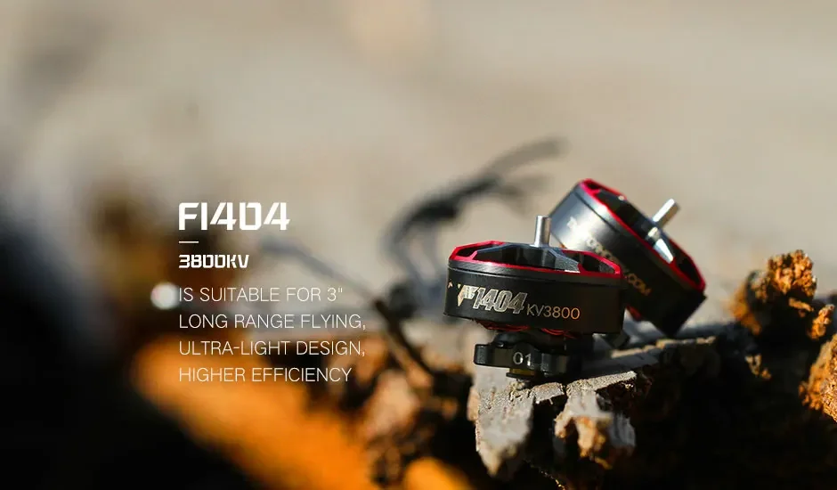 T-Motor F1404 1404 2900 3800 4600KV 3-4S Lipo FPV Brushless Motor 1.5mm Shaft 2.5-4inch Cinewhoop Dutcted RC Racing Drones