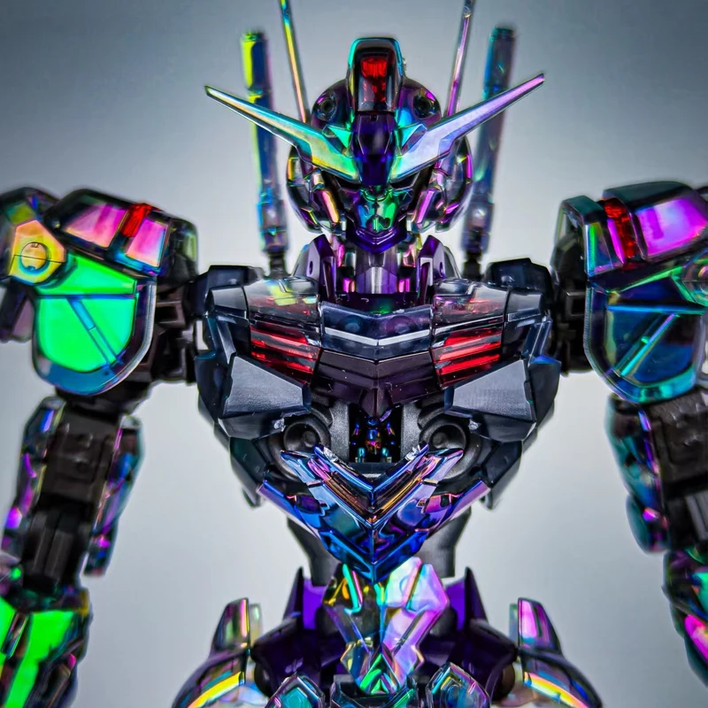 New Fm Laser Iridescent Aerial Assembly Model Kit Laser Cool Action Figures Desktop Ornament Boy Surprise Gift Collectible Toys