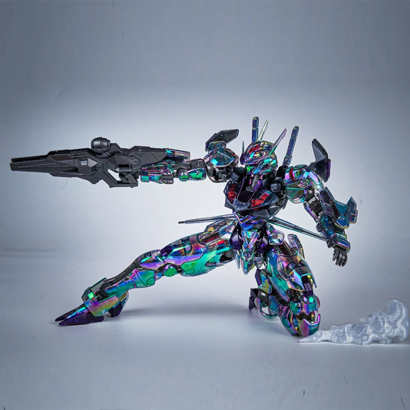 New Fm Laser Iridescent Aerial Assembly Model Kit Laser Cool Action Figures Desktop Ornament Boy Surprise Gift Collectible Toys
