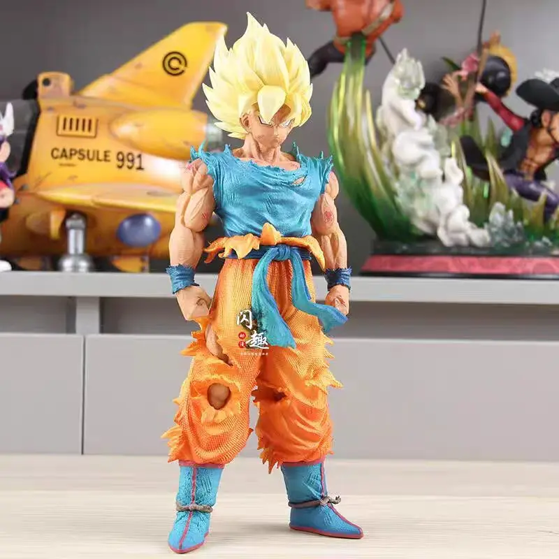 28cm/11.02inch Dragon Ball Z Son Goku Figure Super Saiyan Goku Action Figure Pvc Statue Collection Model Toys Gift