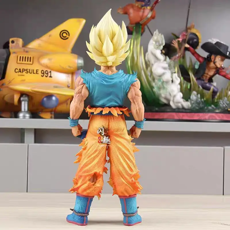 28cm/11.02inch Dragon Ball Z Son Goku Figure Super Saiyan Goku Action Figure Pvc Statue Collection Model Toys Gift