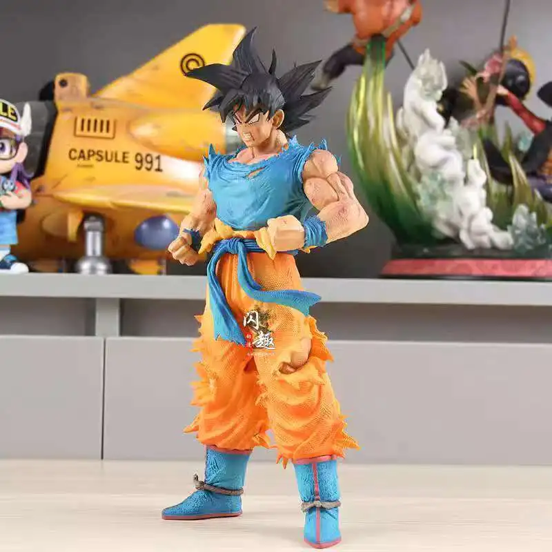 28cm/11.02inch Dragon Ball Z Son Goku Figure Super Saiyan Goku Action Figure Pvc Statue Collection Model Toys Gift