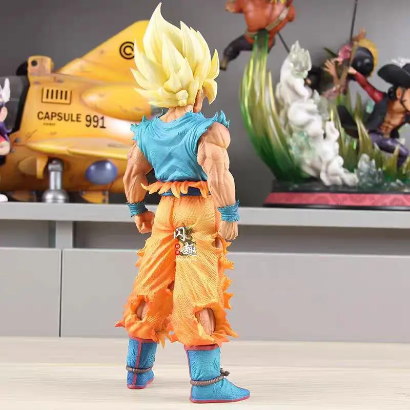 28cm/11.02inch Dragon Ball Z Son Goku Figure Super Saiyan Goku Action Figure Pvc Statue Collection Model Toys Gift