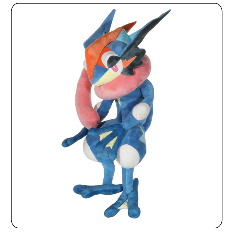 Large 150CM Animals Pokemon Kawai Greninja Plush Toys Soft Stuffed Doll Cute Throw Pillow Room Decor 70CM Children Birthday Gift