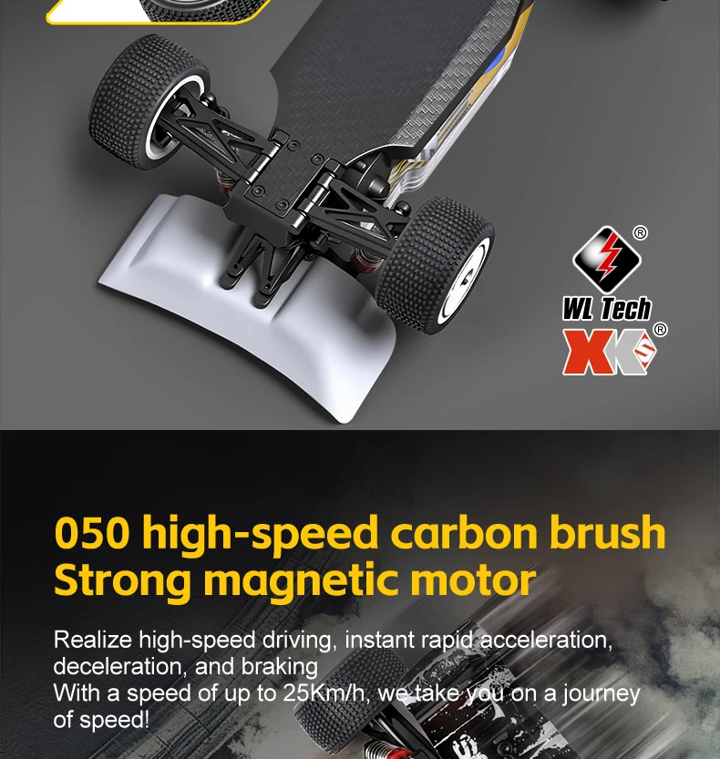 New WLtoys 244016 RC Car 1:24 Electric Racing High-Speed ​​RC All-Terrain Drift Car Model 25 Km/h Toys For Kids And Adult Gift