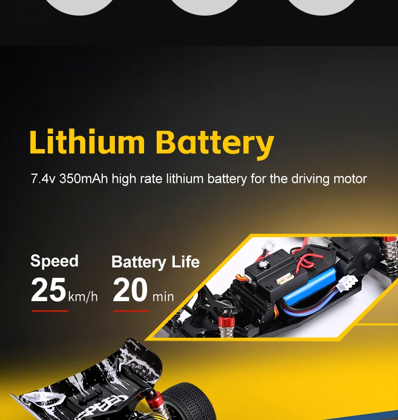 New WLtoys 244016 RC Car 1:24 Electric Racing High-Speed ​​RC All-Terrain Drift Car Model 25 Km/h Toys For Kids And Adult Gift