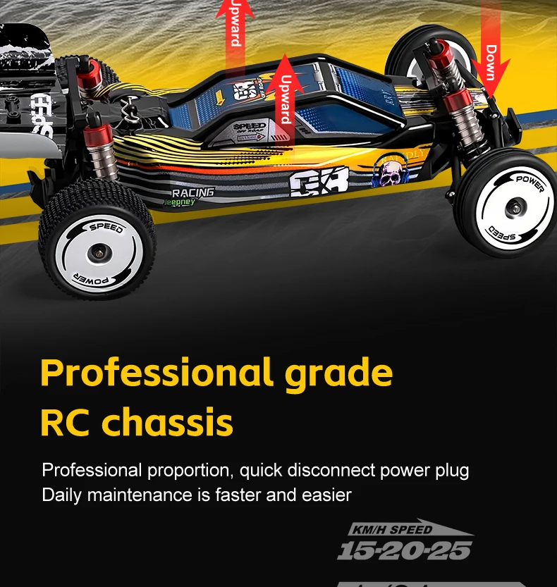 New WLtoys 244016 RC Car 1:24 Electric Racing High-Speed ​​RC All-Terrain Drift Car Model 25 Km/h Toys For Kids And Adult Gift