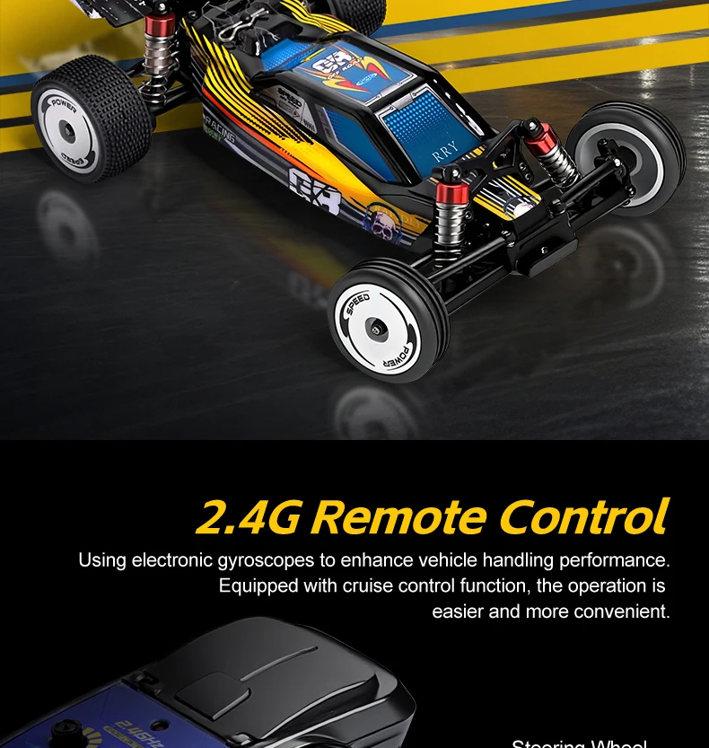 New WLtoys 244016 RC Car 1:24 Electric Racing High-Speed ​​RC All-Terrain Drift Car Model 25 Km/h Toys For Kids And Adult Gift