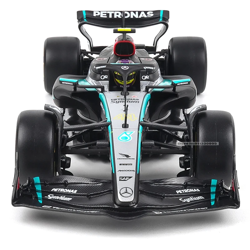 Bburago 1:24 2022~2025 Mercedes W15 44# Hamilton 63# Russell F1 series various styles Red Bull Ferrari McLaren Alloy car model