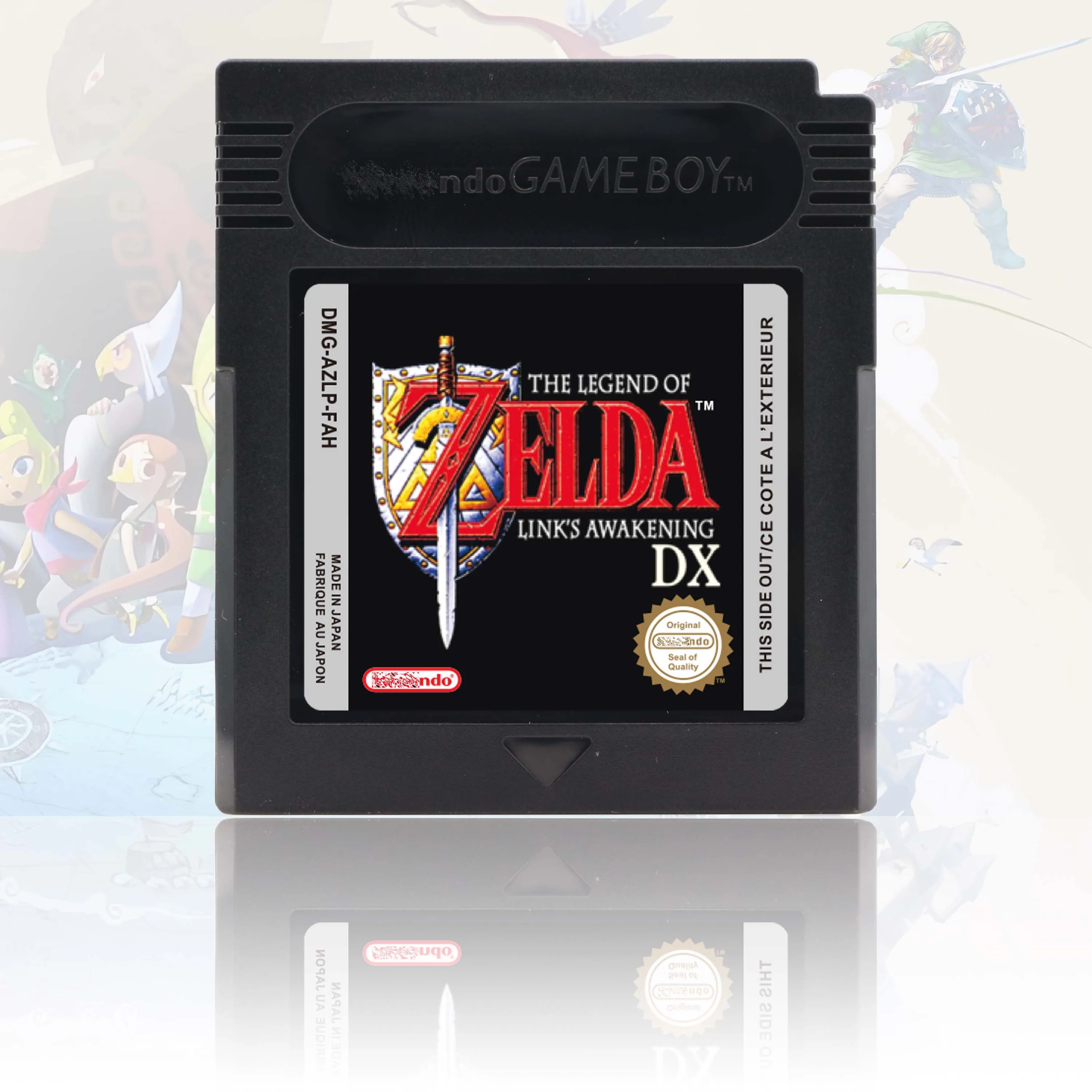 USA/EUR/NOE/ESP Version Legend Of Zelda Awakening/Seasons/Ages GBC Video Game Cartridge High Quality With Battery