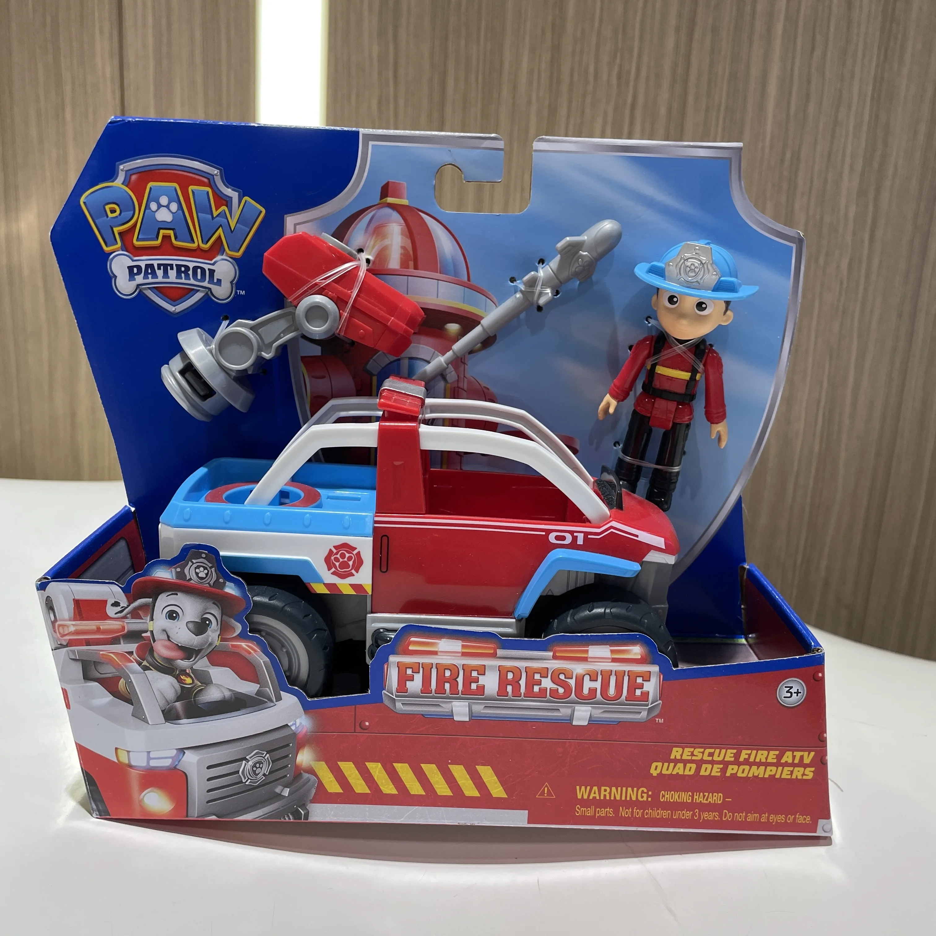 Original Paw Patrol Rescue Wheels Chase Marshall Rocky Roxi Skye Boomer Zuma Rubble Vehicle Toy with Collectible Action Figure