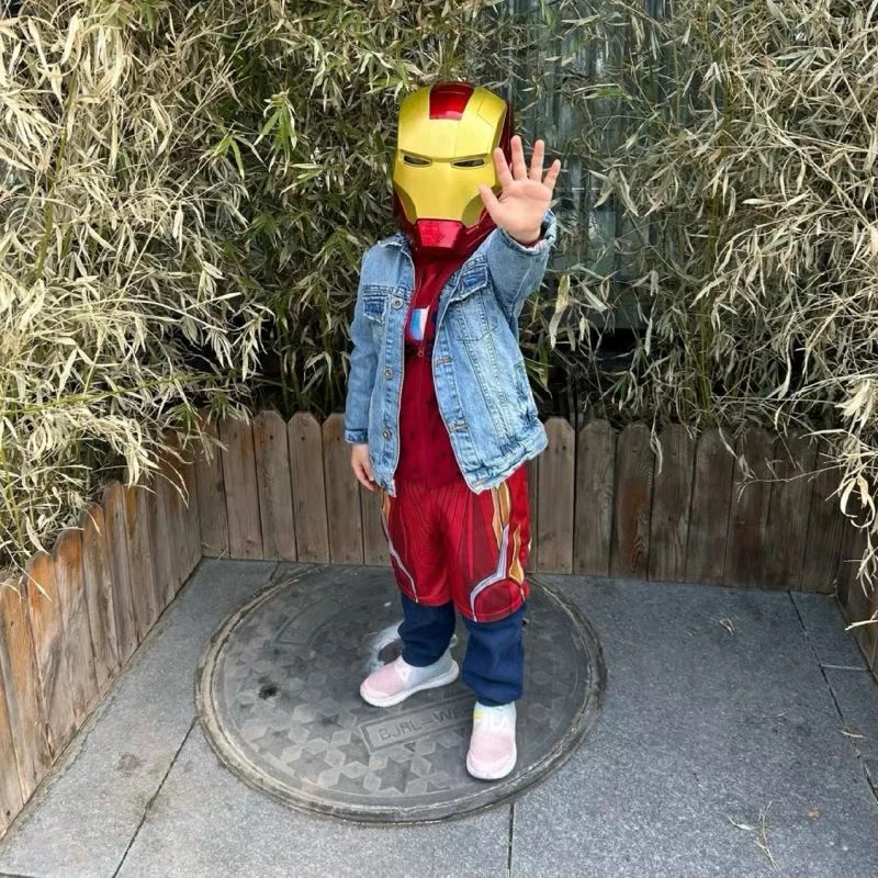 2026 Hot Marvel Avengers Iron Man Helmet Adult Kids Model Cosplay 1:1 Light Led Ironman Mask Action Figure Toys Birthday Gifts