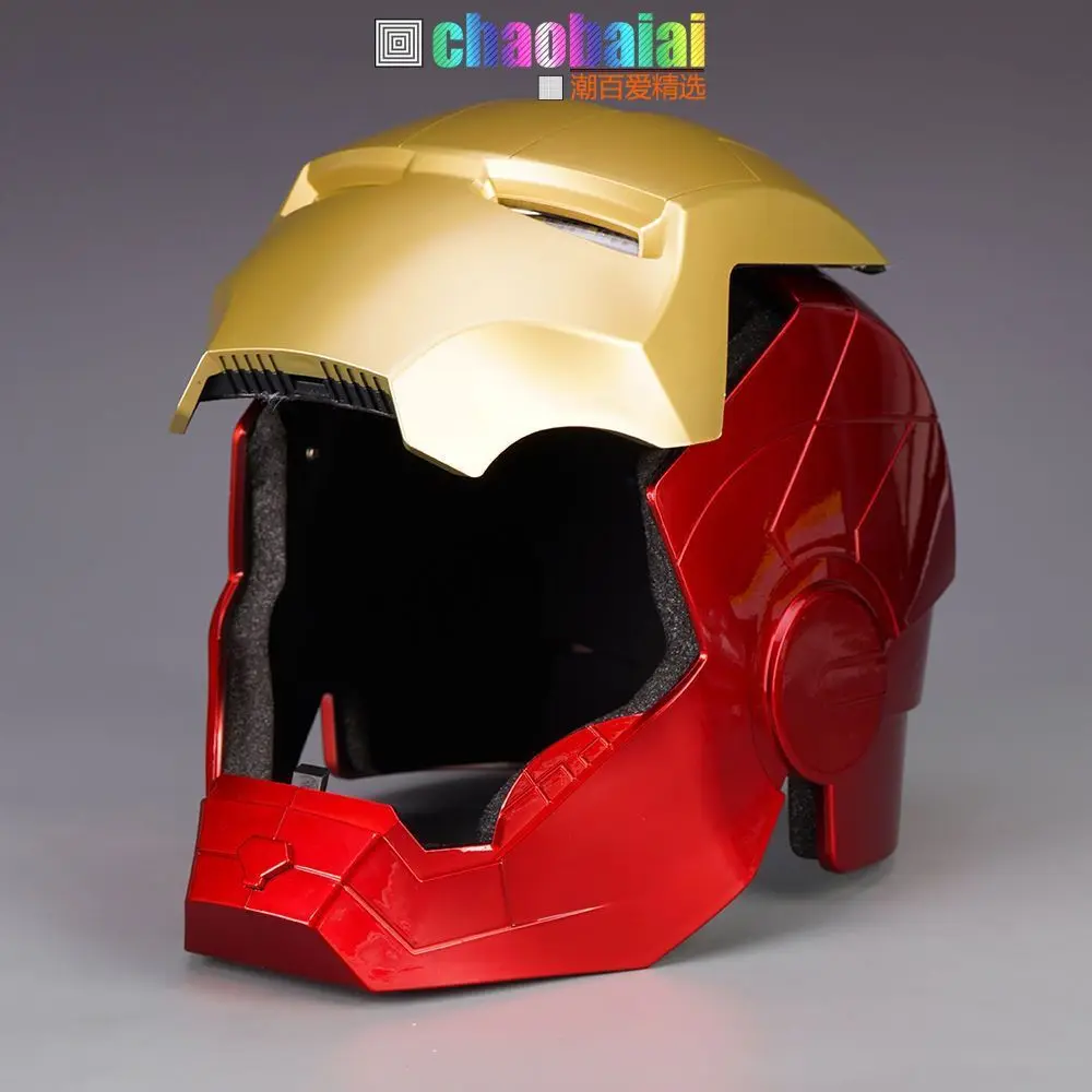 2026 Hot Marvel Avengers Iron Man Helmet Adult Kids Model Cosplay 1:1 Light Led Ironman Mask Action Figure Toys Birthday Gifts