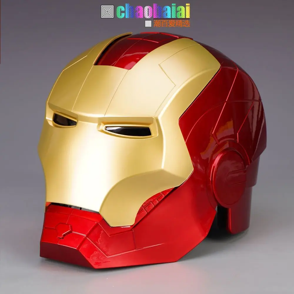 2026 Hot Marvel Avengers Iron Man Helmet Adult Kids Model Cosplay 1:1 Light Led Ironman Mask Action Figure Toys Birthday Gifts