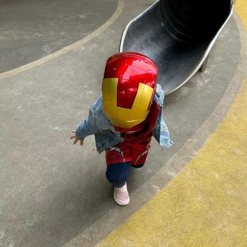 2026 Hot Marvel Avengers Iron Man Helmet Adult Kids Model Cosplay 1:1 Light Led Ironman Mask Action Figure Toys Birthday Gifts