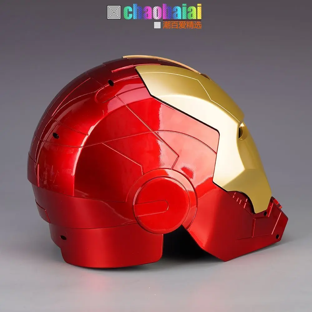 2026 Hot Marvel Avengers Iron Man Helmet Adult Kids Model Cosplay 1:1 Light Led Ironman Mask Action Figure Toys Birthday Gifts