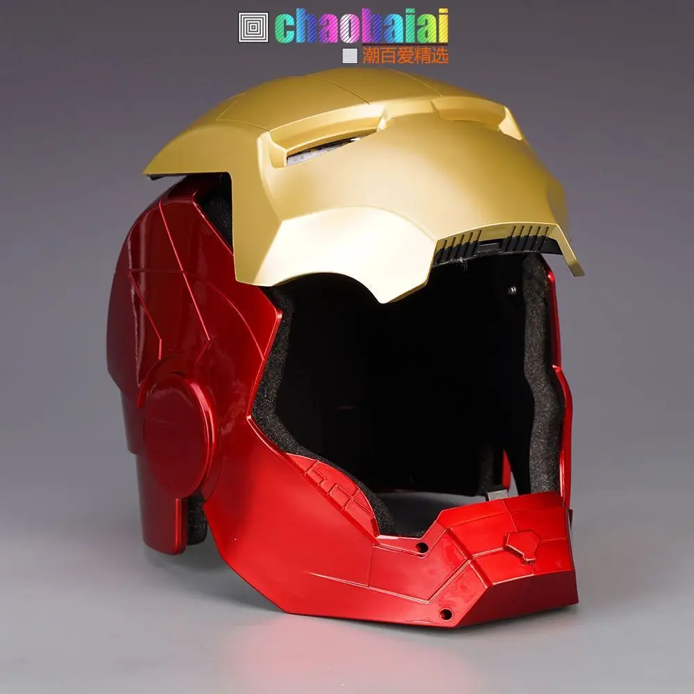 2026 Hot Marvel Avengers Iron Man Helmet Adult Kids Model Cosplay 1:1 Light Led Ironman Mask Action Figure Toys Birthday Gifts