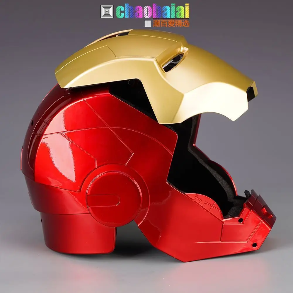 2026 Hot Marvel Avengers Iron Man Helmet Adult Kids Model Cosplay 1:1 Light Led Ironman Mask Action Figure Toys Birthday Gifts