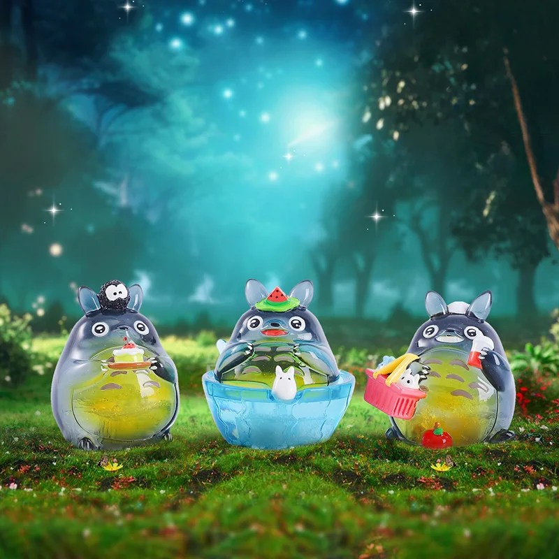 2025 New Hayao Miyazaki Anime Fairy Tale Valley Forest Firefly Version Blind Box Figurine Peripheral Accessories Gift