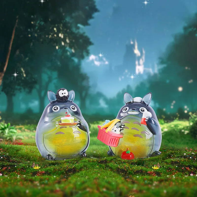 2025 New Hayao Miyazaki Anime Fairy Tale Valley Forest Firefly Version Blind Box Figurine Peripheral Accessories Gift